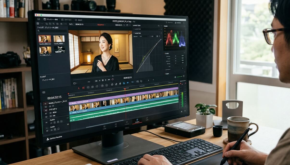 撮影レスでジュエリーのAI動画制作もワンストップ