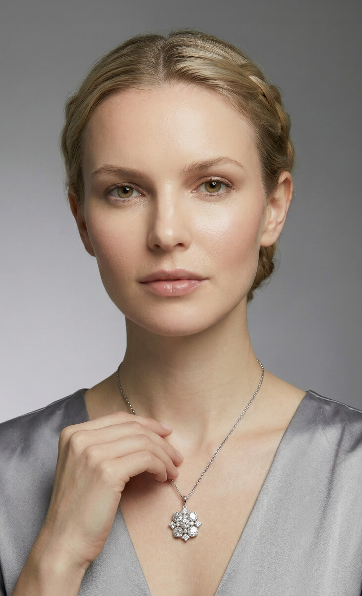 ネックレス×AIモデルをAI合成