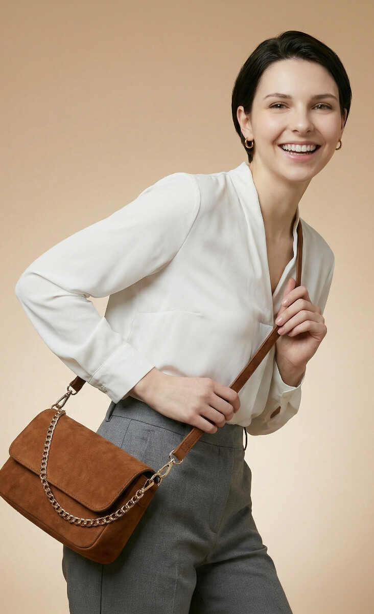 バッグ×AIモデルをAI合成