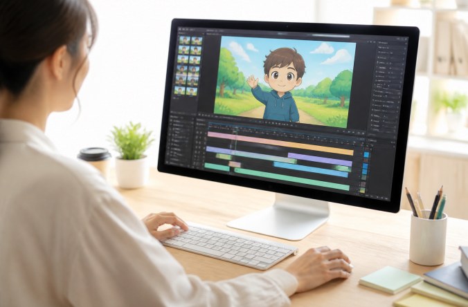 AIキャラクターを使った動画制作