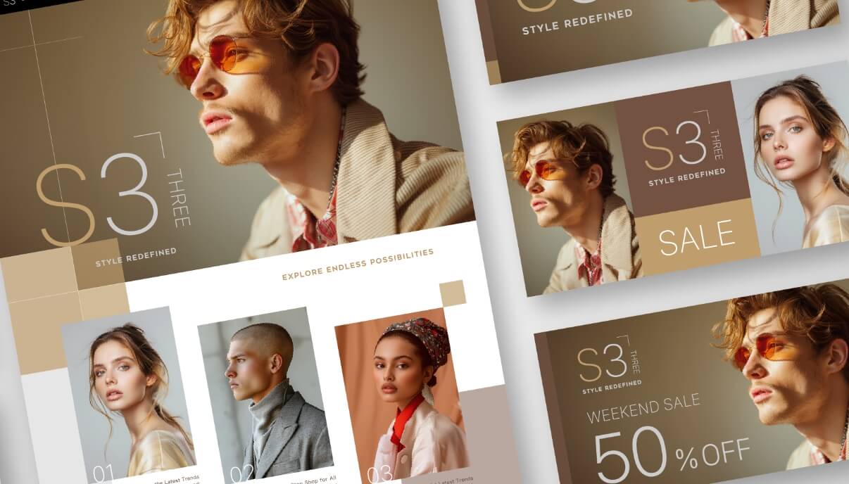 AIモデル画像を軸にしたWeb制作・動画制作・カタログ制作