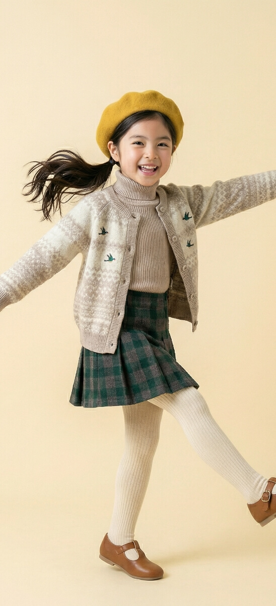 子ども服画像×AIモデルをAI合成