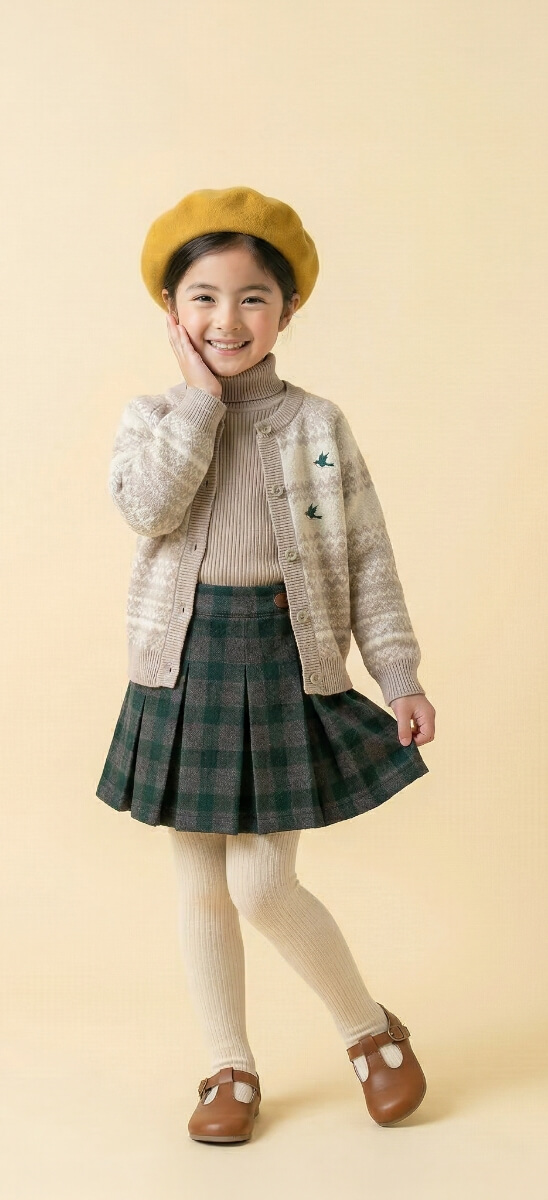 子ども服画像×AIモデルをAI合成