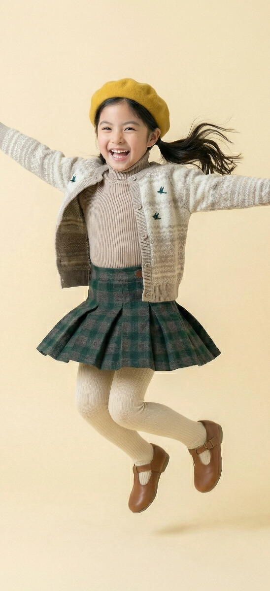 子ども服画像×AIモデルをAI合成