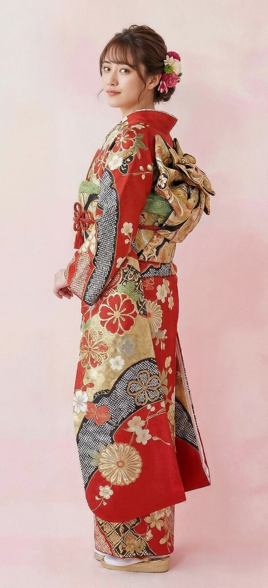 着物/和装画像×AIモデルをAI合成