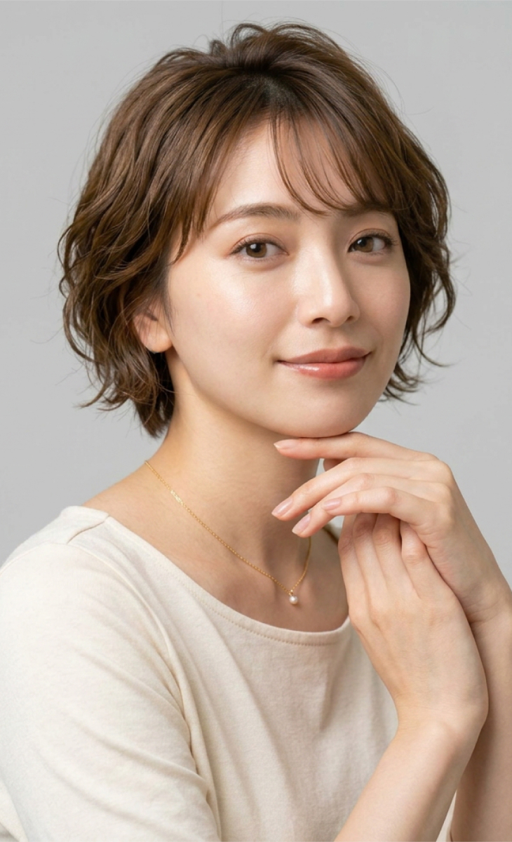 ヘアスタイル画像×AIモデルをAI合成