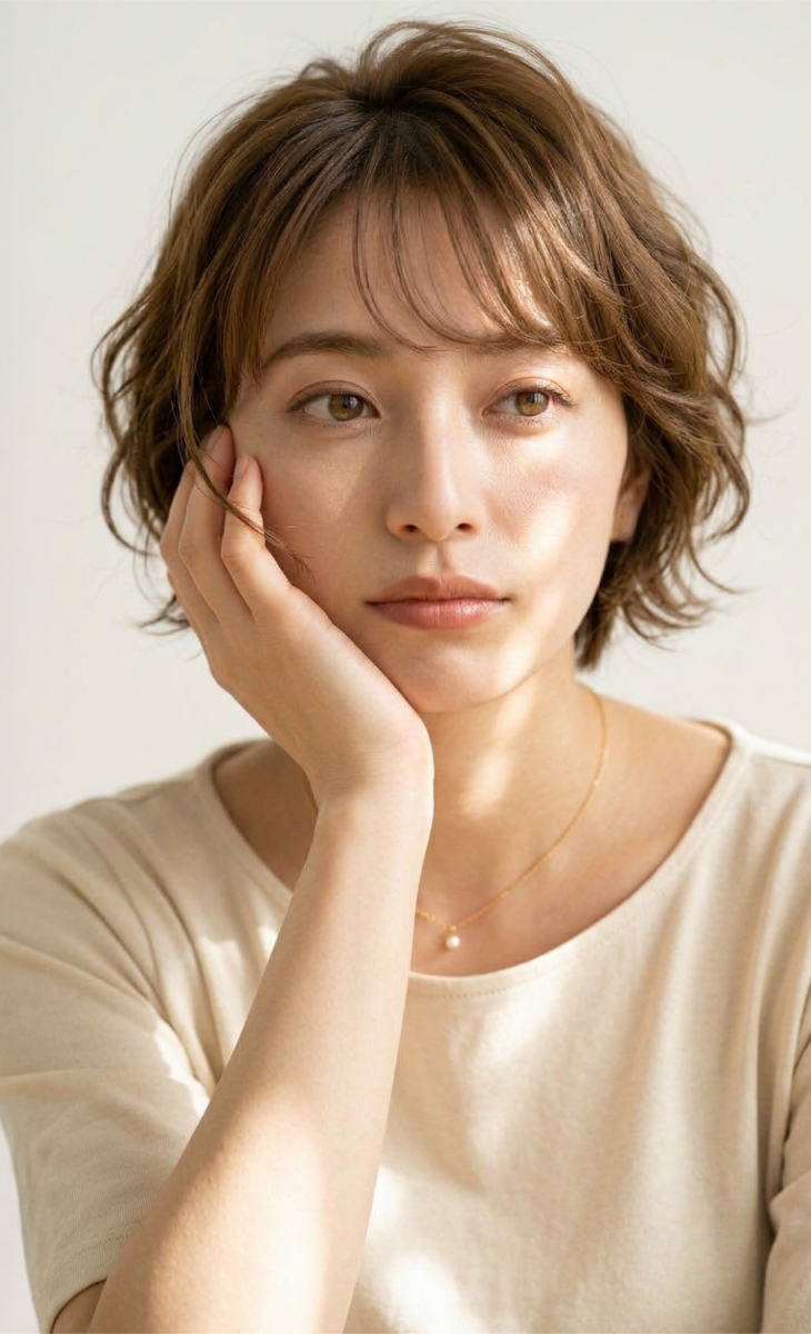 ヘアスタイル画像×AIモデルをAI合成