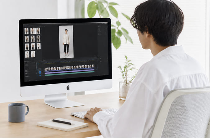 静止画からのデジタルサイネージ動画制作