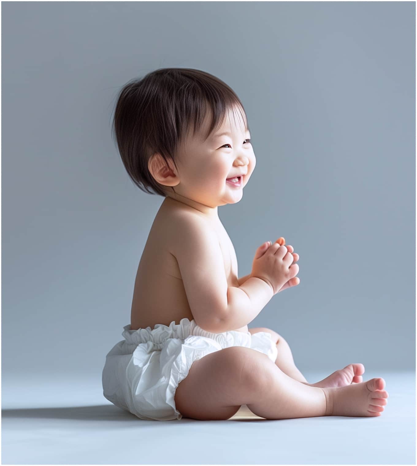 赤ちゃんのAIモデル画像