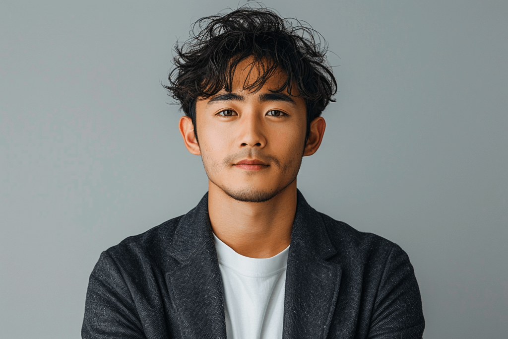 AIモデルの男性