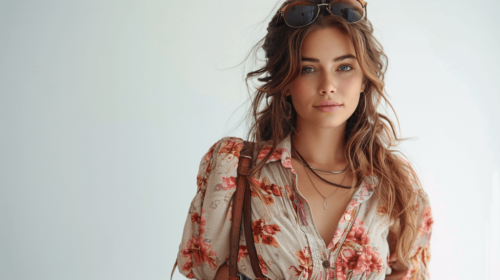 アパレルモデルの女性