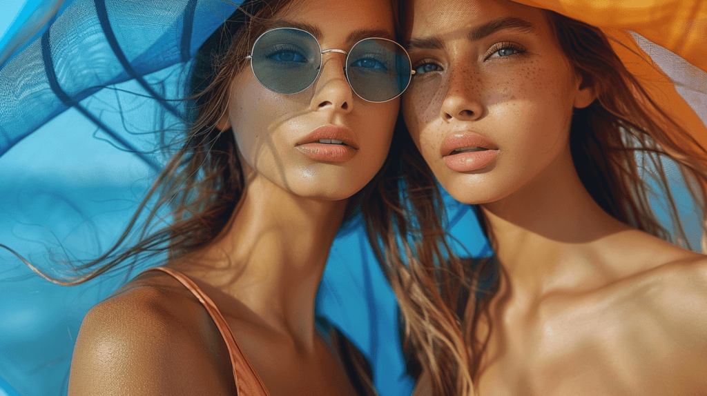 AIモデルの外国人女性