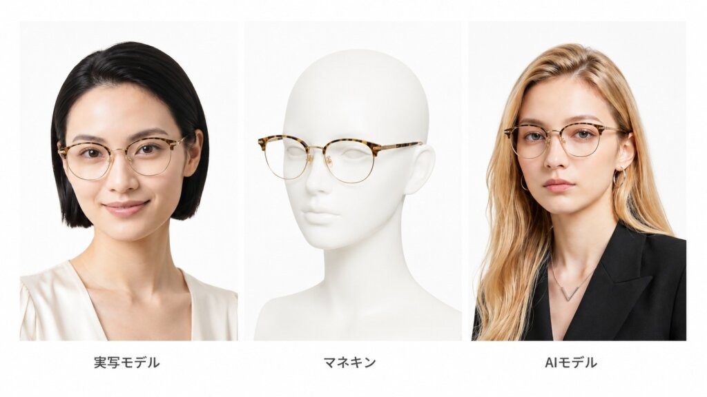 メガネ・サングラスの着用画像を用意する3つの方法